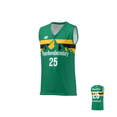 Basketball Jersey Mountains - Green